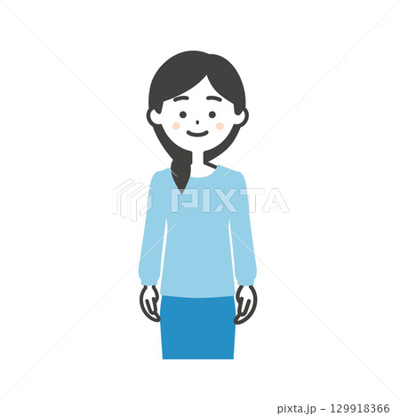 女性イラスト 女性イラスト 129918366