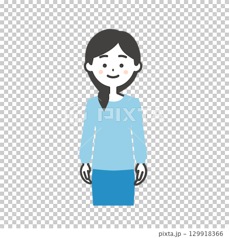 女性イラスト 女性イラスト 129918366
