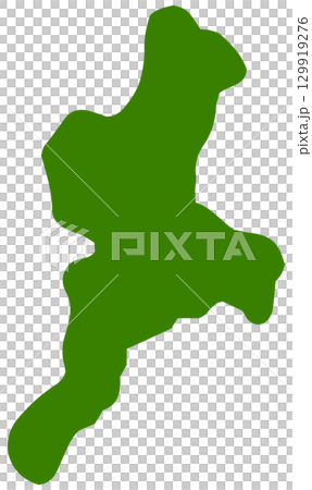 手描きのゆるい三重県の地図イラスト 129919276