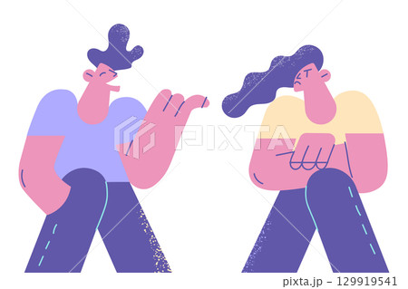 Contrast positive and negative emotions and feelings concept 129919541