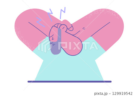 Negative human emotions and feelings concept 129919542
