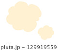 シンプルな煙のイラスト 129919559