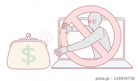 Take proactive measures to protect yourself from the increasing online scams and frauds 129919738