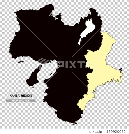 日本地圖關西地區三重縣無縣界 03 日本地圖關西地區三重縣無縣界 03 129920082
