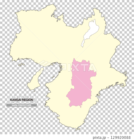 日本地圖關西地區奈良縣無縣界 02 日本地圖關西地區奈良縣無縣界 02 129920088