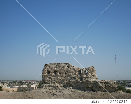 アルク城の内部（ウズベキスタン：ブハラ） 129920212