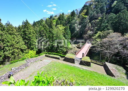 武蔵国「八王子城」現在の曲輪などの様子 129920270