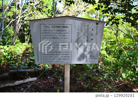 武蔵国「八王子城」現在の曲輪などの様子 129920281