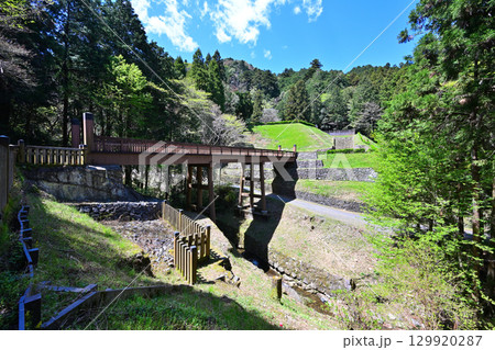 武蔵国「八王子城」現在の曲輪などの様子 129920287