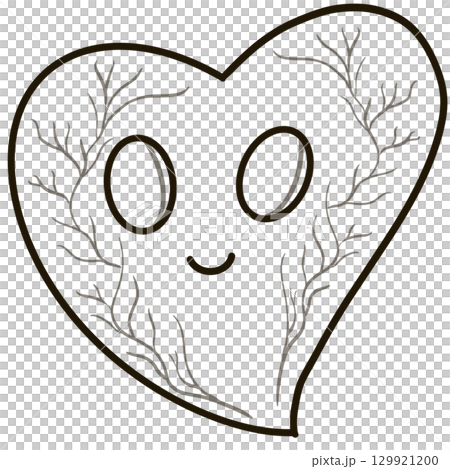 halloween, cartoon, heart 129921200