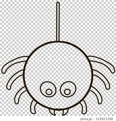 Halloween set with outlines of elements and characters. Group of object. Ghost, horror, celebration, witch, spider ,cemetery, skull, pumpkin, cauldron, for coloring pictures. Halloween set with outlines of elements and characters. Group of object. Ghost, horror, celebration, witch, spider ,cemetery, skull, pumpkin, cauldron, for coloring pictures. 129921206