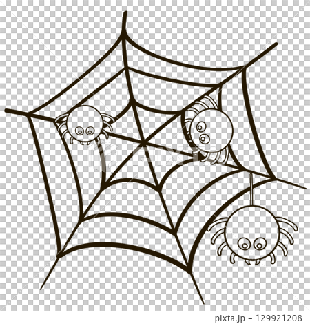 Halloween set with outlines of elements and characters. Group of object. Ghost, horror, celebration, witch, spider ,cemetery, skull, pumpkin, cauldron, for coloring pictures. Halloween set with outlines of elements and characters. Group of object. Ghost, horror, celebration, witch, spider ,cemetery, skull, pumpkin, cauldron, for coloring pictures. 129921208