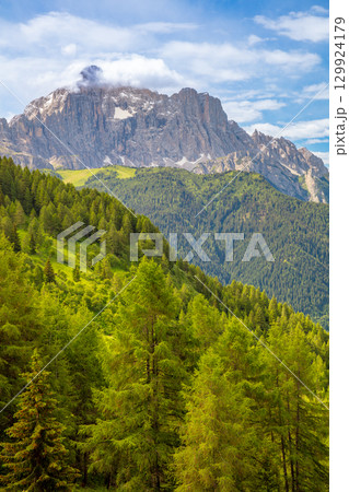 Majestic Alps under Summer Sky Majestic Alps under Summer Sky 129924179