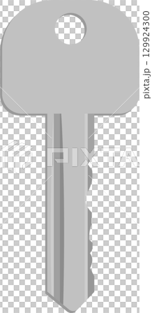 Gray key with a hole, symbolizing access, security, or unlocking solutions in a minimalist style. Gray key with a hole, symbolizing access, security, or unlocking solutions in a minimalist style. 129924300