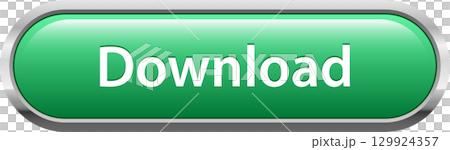 A green download button with white text, simple design for web use, ready for action. 129924357