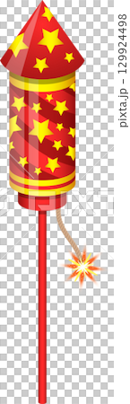 Whimsical firework, adorned with bright yellow stars, is set to spark with light and excitement. Whimsical firework, adorned with bright yellow stars, is set to spark with light and excitement. 129924498