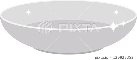 A sleek and pristine empty dish, promising culinary possibilities with its clean and modern design. A sleek and pristine empty dish, promising culinary possibilities with its clean and modern design. 129925352