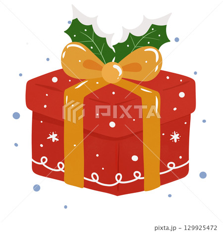 Christmas gift box Christmas gift box 129925472