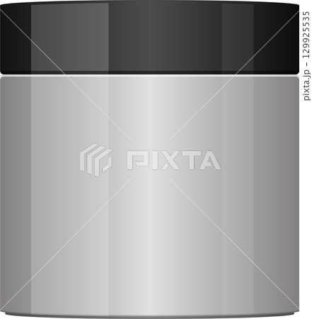 Sleek, minimalist jar with a dark lid, embodying simplicity and modern design aesthetics. Sleek, minimalist jar with a dark lid, embodying simplicity and modern design aesthetics. 129925535