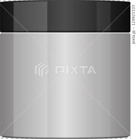 Sleek, minimalist jar with a dark lid, embodying simplicity and modern design aesthetics. Sleek, minimalist jar with a dark lid, embodying simplicity and modern design aesthetics. 129925535