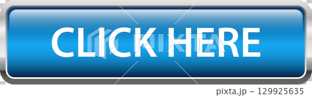 A vibrant blue button with a glossy sheen, prompting users to "CLICK HERE" in bold white text. A vibrant blue button with a glossy sheen, prompting users to "CLICK HERE" in bold white text. 129925635