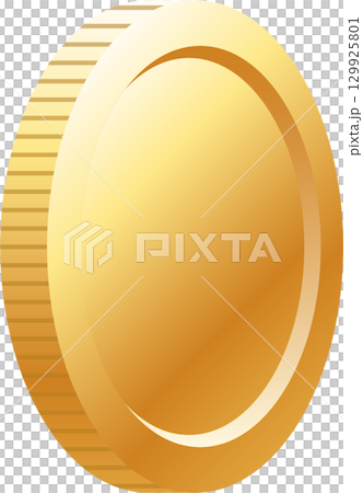 Golden coin with an outer ring, perfect for representing wealth, finance, or digital currency. Golden coin with an outer ring, perfect for representing wealth, finance, or digital currency. 129925801