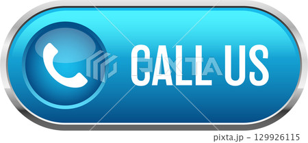Blue call to action button featuring a telephone icon promoting immediate communication. Blue call to action button featuring a telephone icon promoting immediate communication. 129926115
