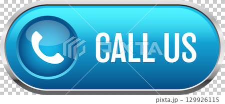 Blue call to action button featuring a telephone icon promoting immediate communication. Blue call to action button featuring a telephone icon promoting immediate communication. 129926115
