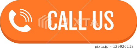Orange button with a phone icon and the words "CALL US" in white, indicating contact information. Orange button with a phone icon and the words "CALL US" in white, indicating contact information. 129926118