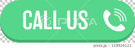 A rounded green button displaying the text "Call Us" and a phone icon indicating contact. 129926122
