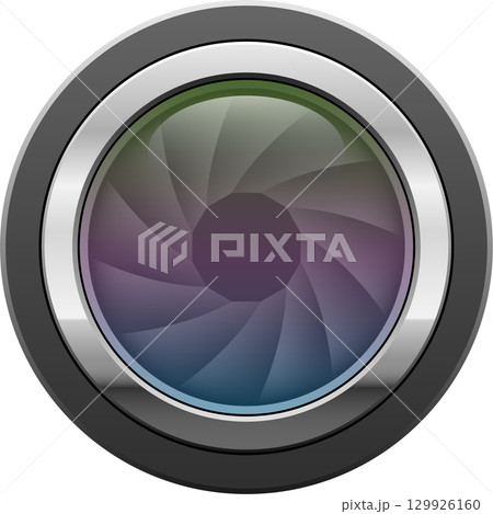 Circular device with an adjustable iris used to control the amount of light that passes through Circular device with an adjustable iris used to control the amount of light that passes through 129926160