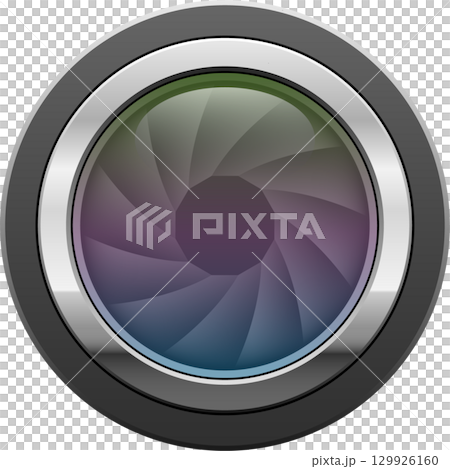 Circular device with an adjustable iris used to control the amount of light that passes through Circular device with an adjustable iris used to control the amount of light that passes through 129926160