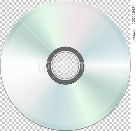 A reflective disc with a hole in the center, perfect for storing digital information. A reflective disc with a hole in the center, perfect for storing digital information. 129926424