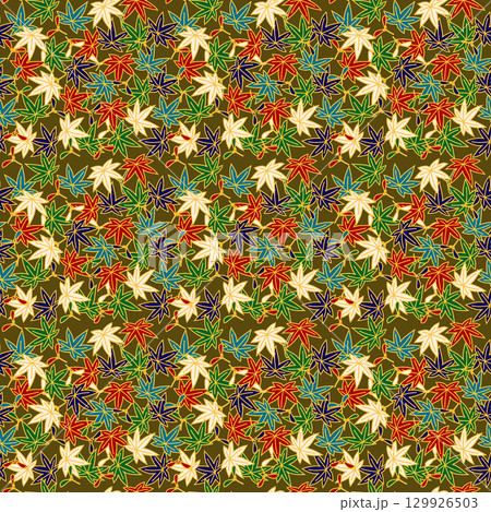 紅葉 シームレス 1-26 129926503