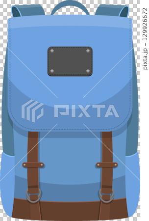 A stylish cartoon backpack is ready for adventure, featuring a classic design and sturdy build. A stylish cartoon backpack is ready for adventure, featuring a classic design and sturdy build. 129926672