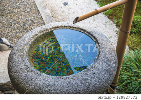 庭園の蹲 129927372