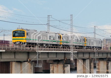 東海道本線 茅ヶ崎-平塚 JR東日本 GV-E197系 TS01+TS03編成(群馬) 東海道本線 茅ヶ崎-平塚 JR東日本 GV-E197系 TS01+TS03編成(群馬) 129928375