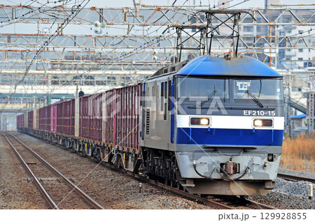 東海道本線　平塚　JR貨物　EF210-15（岡山） 129928855