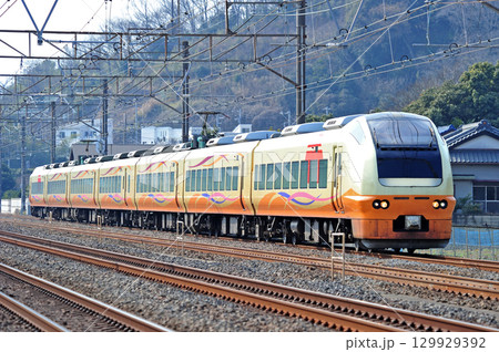 東海道本線　平塚　JR東日本　E653系1000番台　U105編成（新潟） 129929392