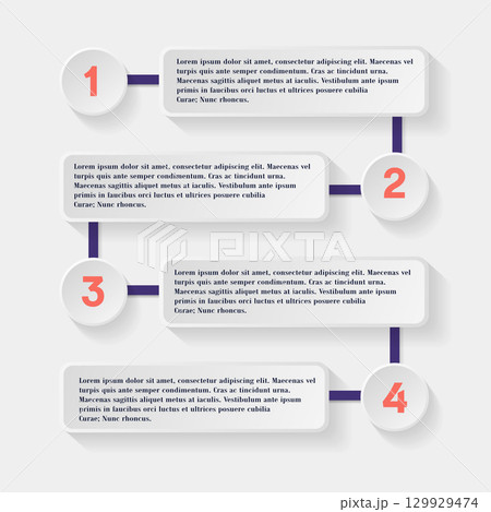 Business infographic template. 129929474
