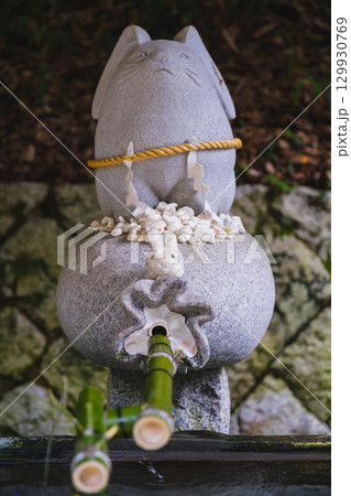 [白兎神社]鳥取にある歴史的な神社・可愛らしい兎の石像 129930769