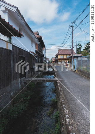 [倉吉白壁土蔵群]日本らしい昔ながらの風景 129931139