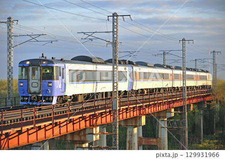 函館本線　江別ー豊幌　JR北海道　キハ183系　キハ183-1552（苗穂）　オホーツク 129931966
