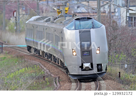 函館本線　北広島－島松　JR北海道　789系1000番台　HL-1002編成（札幌）　すずらん 129932172