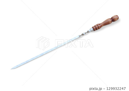 Skewer with wooden handle Skewer with wooden handle 129932247