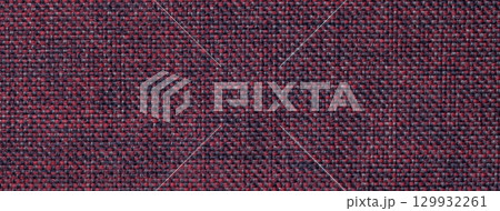 Dark purple woven textile macro texture background. Knitted wine fabric pattern for material design and backdrop Dark purple woven textile macro texture background. Knitted wine fabric pattern for material design and backdrop 129932261