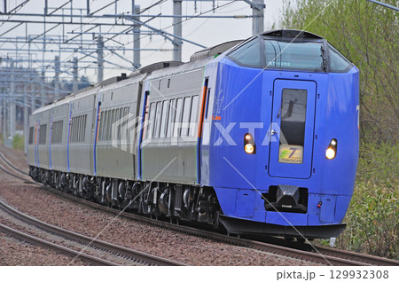 千歳線　島松－北広島　JR北海道　キハ261系1000番台　ST-1205編成　スーパーとかち 129932308