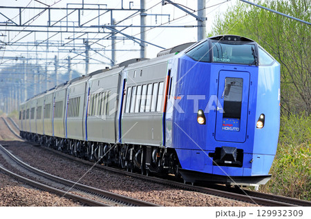 千歳線　島松－北広島　JR北海道　キハ261系1000番台　ST-1206編成　スーパー北斗 129932309