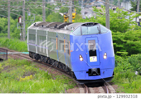 千歳線　北広島－島松　JR北海道　キハ261系1000番台　ST-1108編成　スーパーとかち 129932318