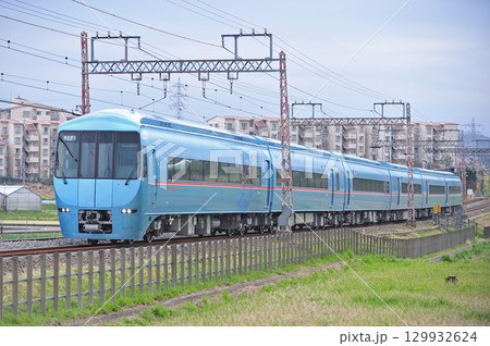 小田急小田原線　鶴巻温泉－伊勢原　小田急　60000形　60255編成　あさぎり 129932624